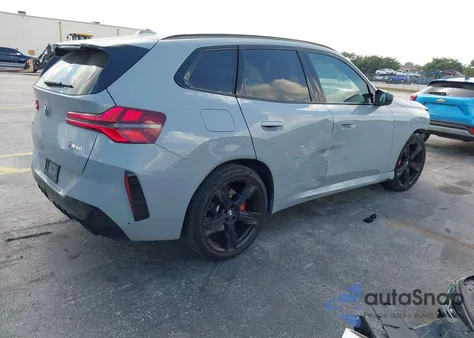 2025 BMW X3 M50 xDrive z USA, uszkodzony, nr VIN 5UX73GP07S9121836